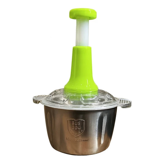 2L Stainless Steel Manual Food Chopper